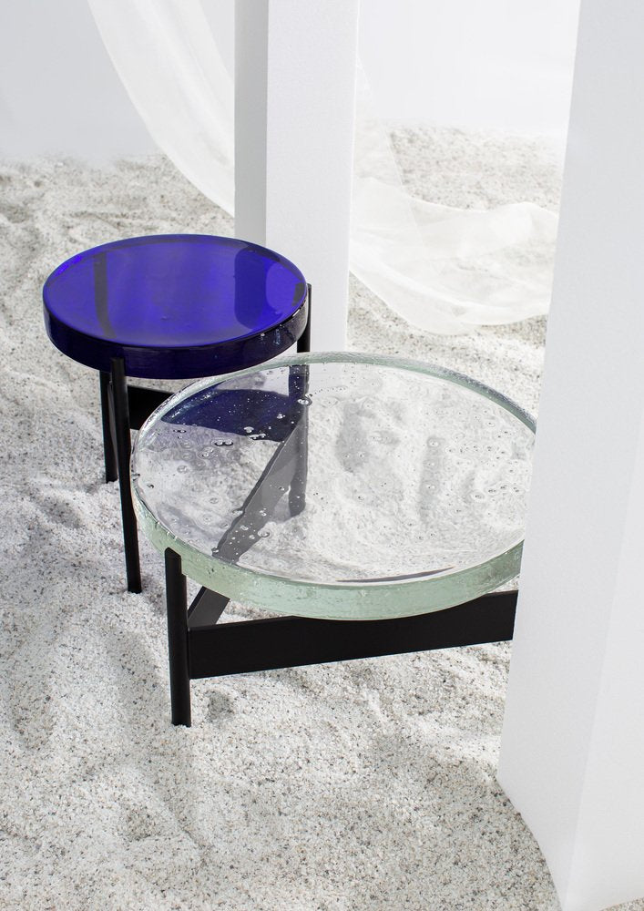 Alwa Two Amber Black Side Table by Pulpo