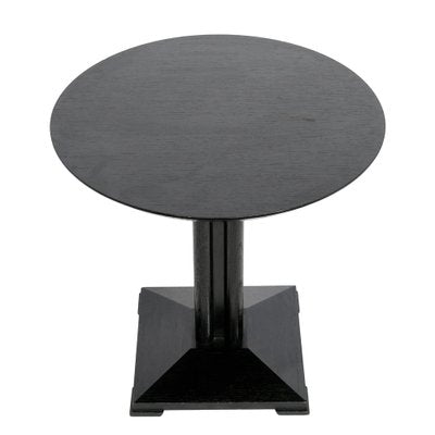 Amadé Side Table in Black Oak attributed to Wiener Werkstätte, 1990s-CXC-1756448