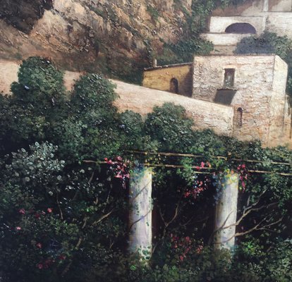 Amalfi Coast, Posillipo School, Oil on Canvas-YUW-915081