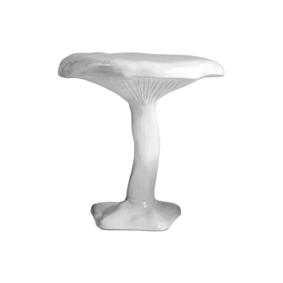 Round Fiberglass Bistro Table Amanita by Seletti #White