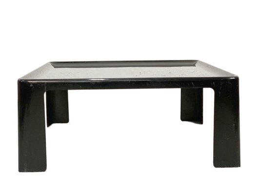 Amanta Coffee Table in Black Fiberglass by Mario Bellini for C&B, Italy, 1960s-JDR-1126250