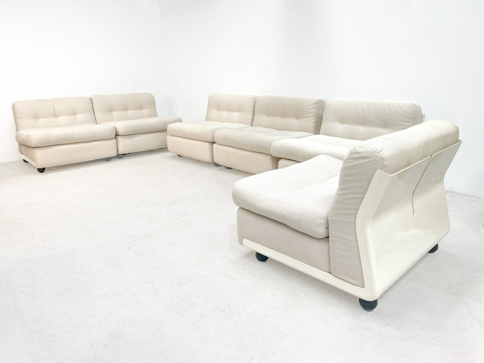 Amanta Modular Sofa by Mario Bellini, Set of 6