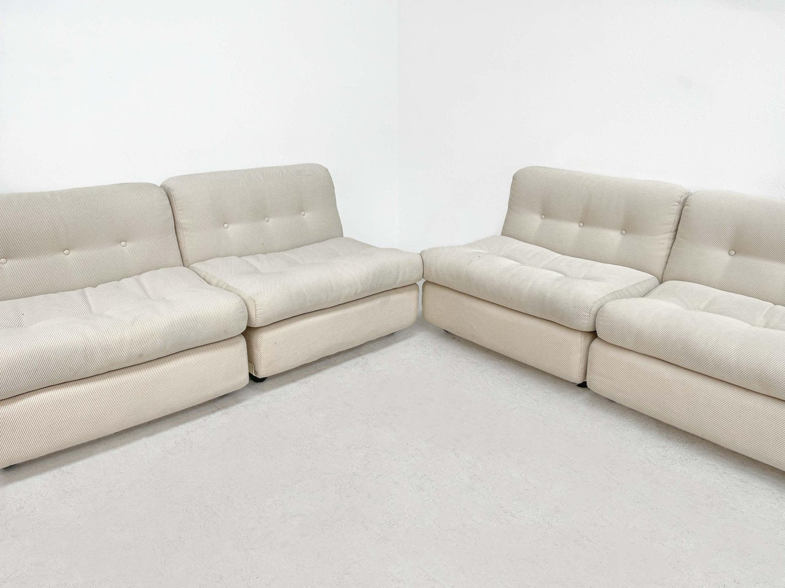 Amanta Modular Sofa by Mario Bellini, Set of 6