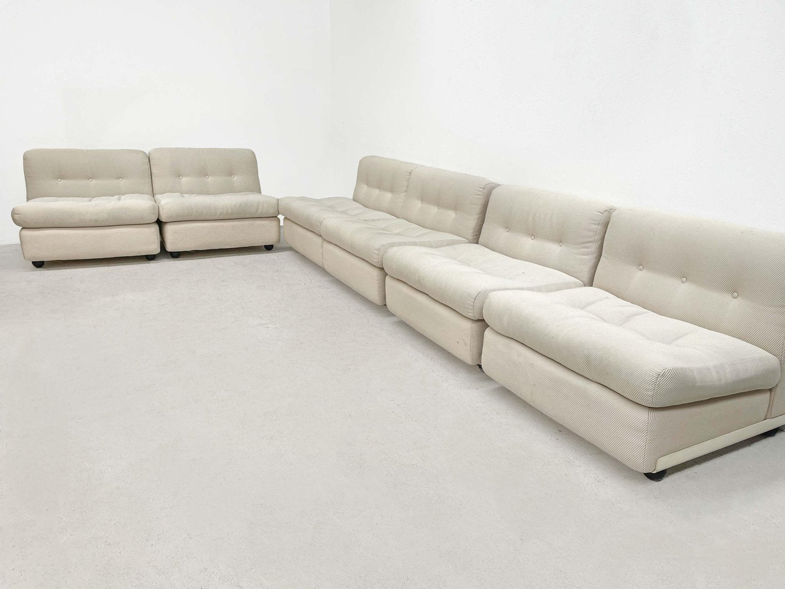 Amanta Modular Sofa by Mario Bellini, Set of 6