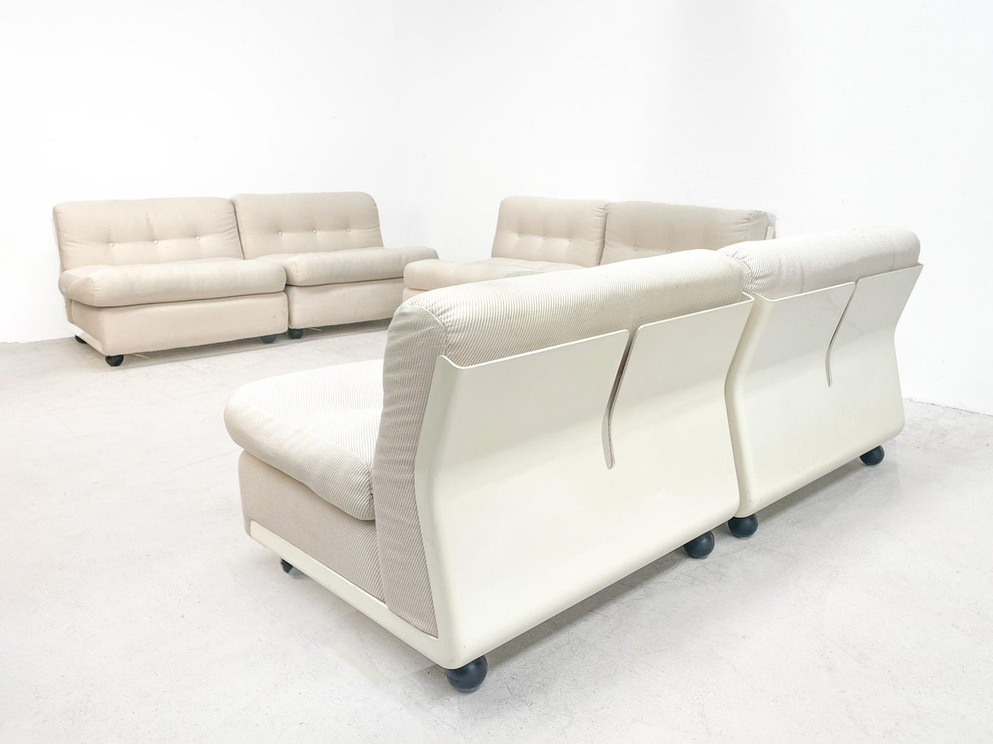 Amanta Modular Sofa by Mario Bellini, Set of 6