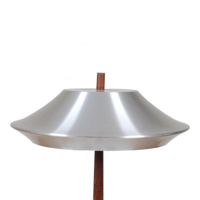 Ambassador Aluminium and Rosewood Table Lamp from Jo Hammerborg-MTD-1399696