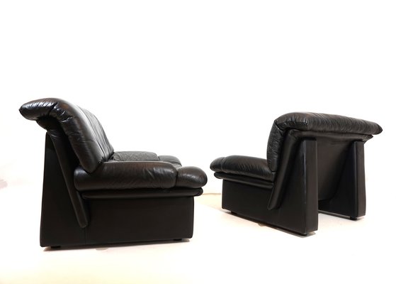 Ambassador Armchairs in Leather by Nicoletti Salotti for Avanti, 1980s, Set of 2-HUW-1782827