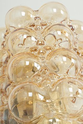 Amber Bubble Glass Sconce by Helena Tynell for Limburg, Germany-UGR-1172948