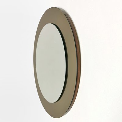 Amber-Colored Mirror, 1970s-PRS-1057256