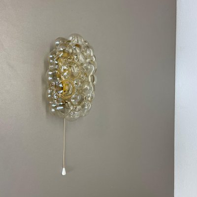 Amber Glass Wall Light by Helena Tynell for Glashütte Limburg, 1960s-QZ-1761407