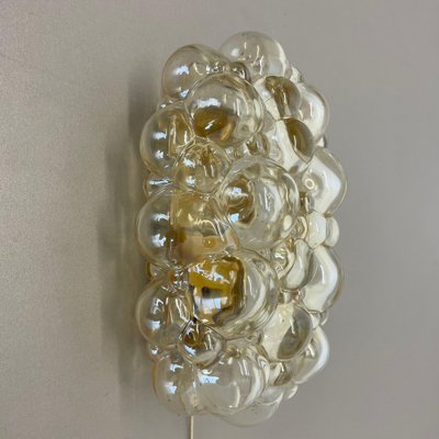 Amber Glass Wall Light by Helena Tynell for Glashütte Limburg, 1960s-QZ-1761407