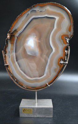 Ambiance Agate Geode Statue by Caramin Christian, 1970s-RIK-1764084