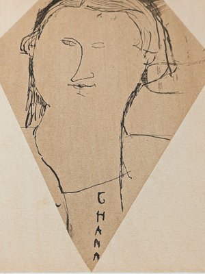 Amedeo Modigliani, Chana Orloff, Lithograph on Arches Vellum Paper-NRC-1771320