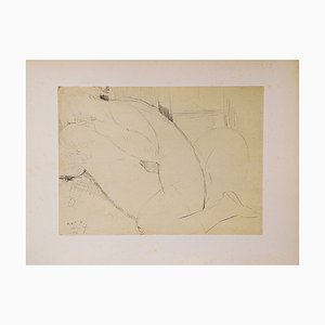 Amedeo Modigliani, Nude, Lithograph on Arches Vellum Paper-NRC-1787771