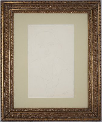 Amedeo Modigliani, Portrait of Elena, 1917, Original Drawing-KHH-1200815