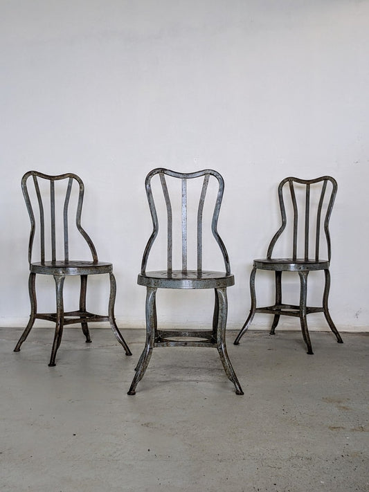 American Cafe Chairs from Toledo Metal Furniture Company, Set of 3