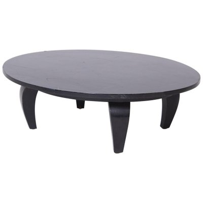 American Coffee Table in Black Wood, 1950s-RCE-1099840