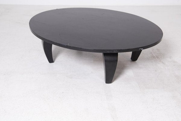 American Coffee Table in Black Wood, 1950s-RCE-1099840