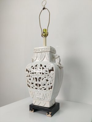 American Crosslinked Ceramic Lamp by Nardini Studio, 1950s-JJT-1225710