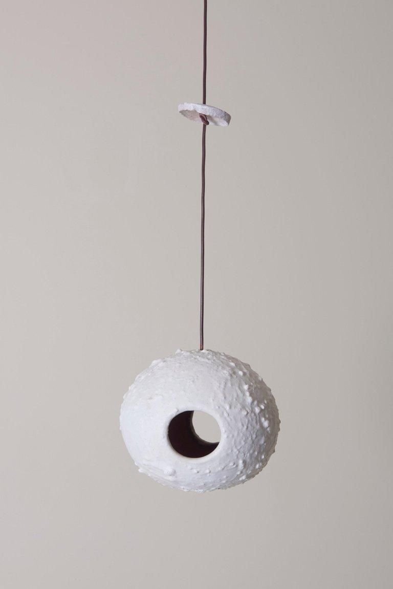 American Glazed Ceramic Bird House by Stan Bitters, 2017