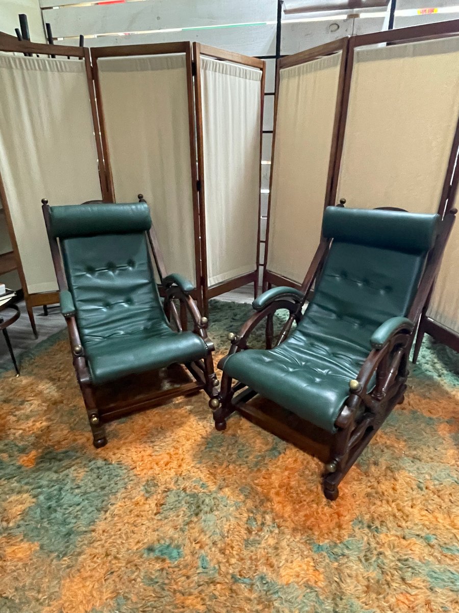 American Lounge Chairs, 1808, Set of 2