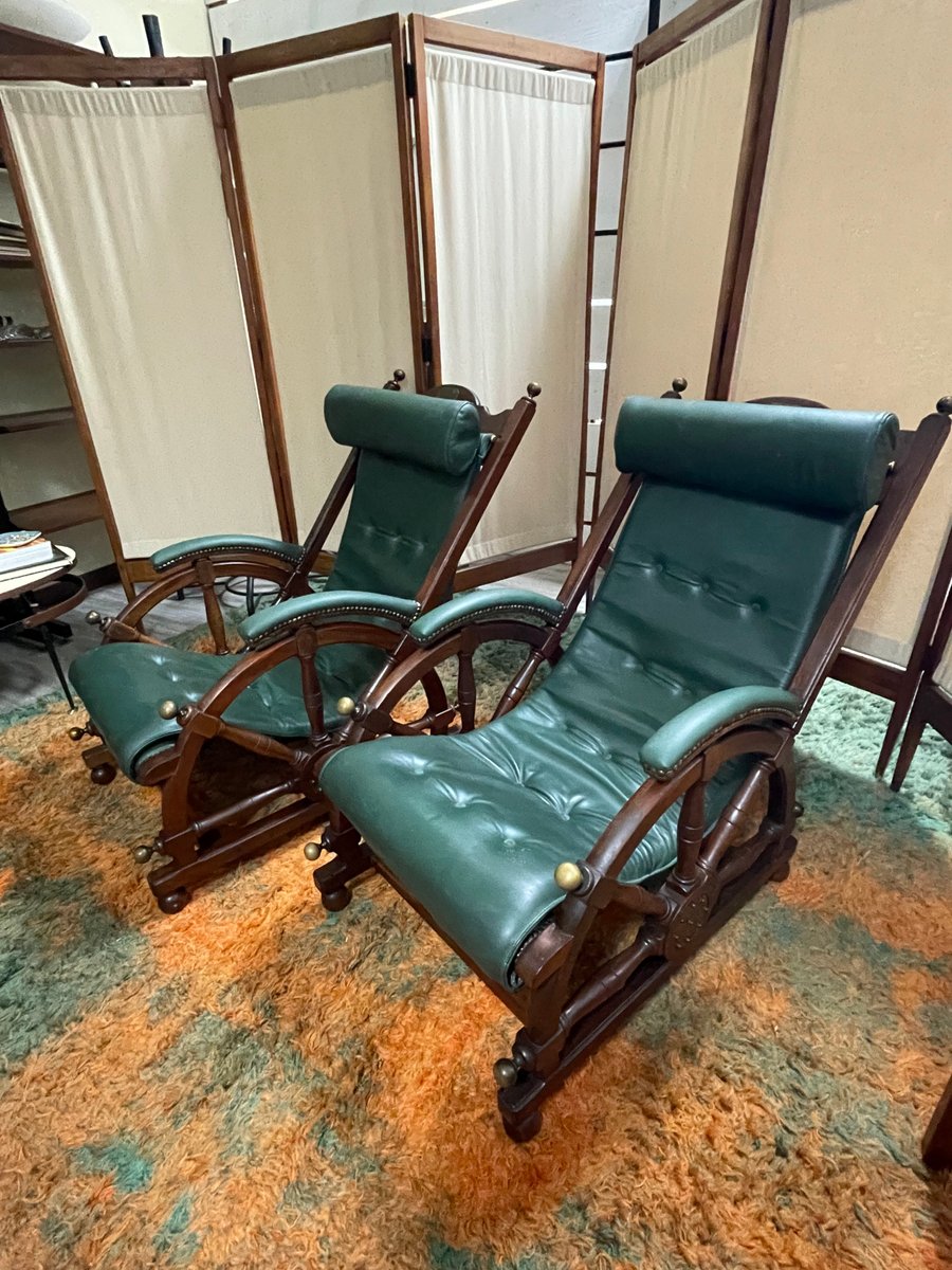 American Lounge Chairs, 1808, Set of 2