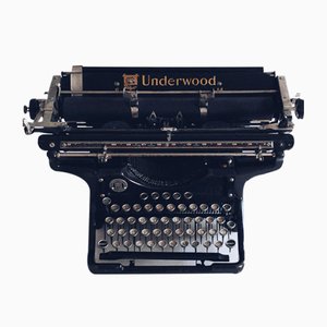 American No. 6 - 14 Qwertz Typewriter from Underwood Elliot Fisher Co., 1930s-KND-1155753