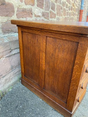 American Office Desk in Oak, 1950s-GQM-1277841