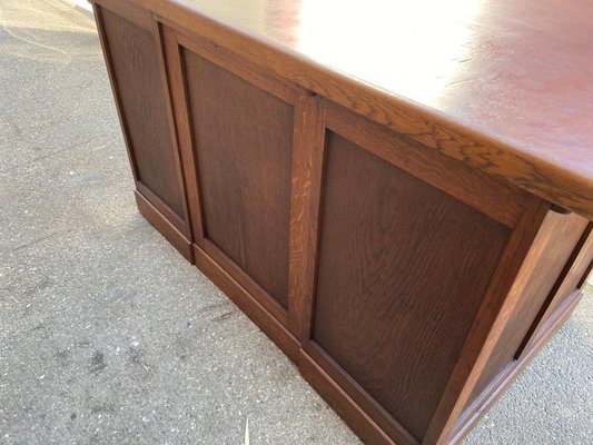 American Office Desk in Oak, 1950s-GQM-1277841