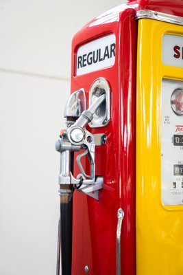 American Shell Petrol Station Pump, 1950s-KNM-1793045