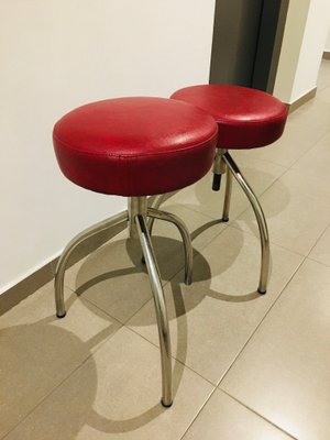 American Stools from Gasser Chair, 1970s, Set of 2-OPE-704955