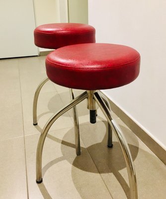 American Stools from Gasser Chair, 1970s, Set of 2-OPE-704955