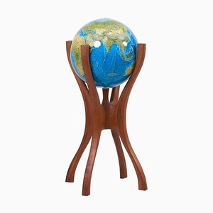 American Studio Globe Stand with Globe by Bud Tullis, 1981-SFD-631575