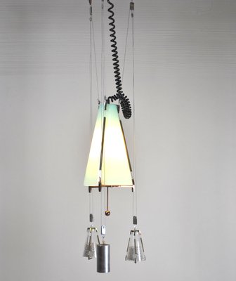 American Style Glass Ceiling Lamp, 1950s-JQO-562012