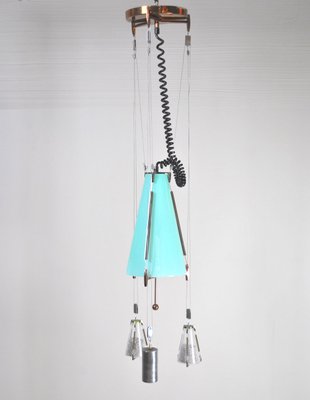 American Style Glass Ceiling Lamp, 1950s-JQO-562012