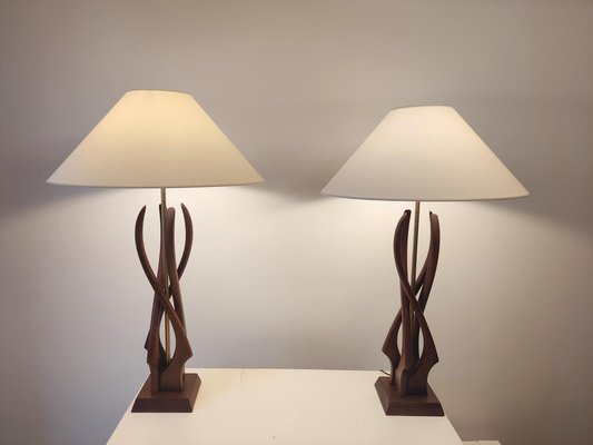 American Table Lamps, 1960s, Set of 2-ILR-1768324