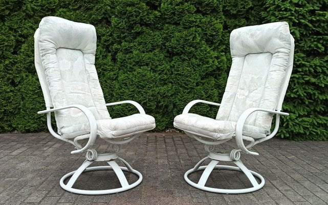 American Terrace Swivel Rocking Armchairs from Homecrest, 1980s, Set of 2-WVA-960966