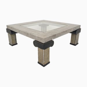 American Tessellated Coffee Table attributed to Maitland Smith, 1980s-ZO-1791478