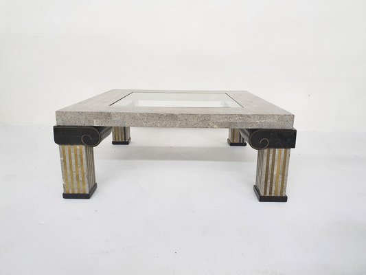 American Tessellated Coffee Table by Maitland Smith, 1980s-ZO-1116134