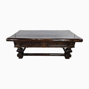 American Walnut Coffee Table with Drawers, 1980-ZUW-2027106