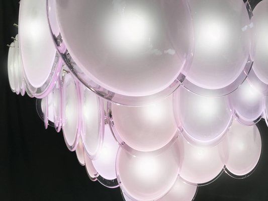 Amethyst Murano Disc Chandelier, 1970s-MBH-1032366