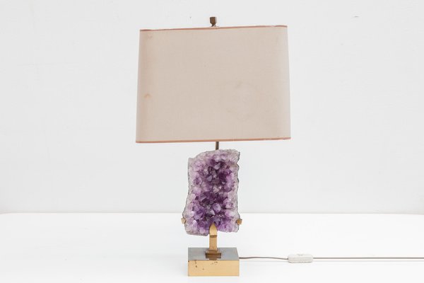 Amethyst Table Lamp by Willy Daro, Belgium, 1970s-KL-1315648