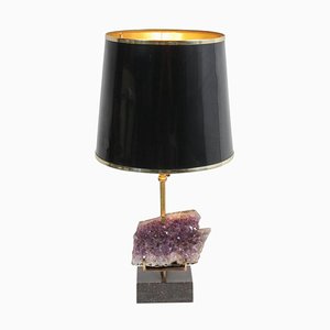 Amethyst Table Lamp in the Style of Willy Daro, 1970s-GG-601349