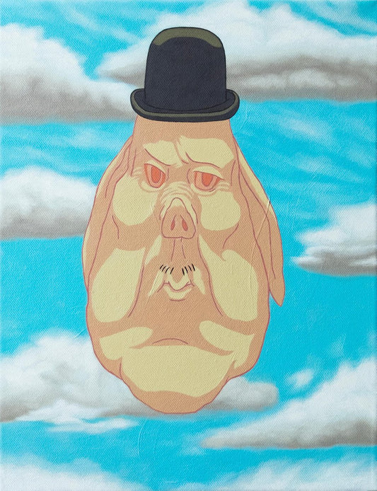 Amir Kerr, Conan Floating, 2019, Oil on Canvas