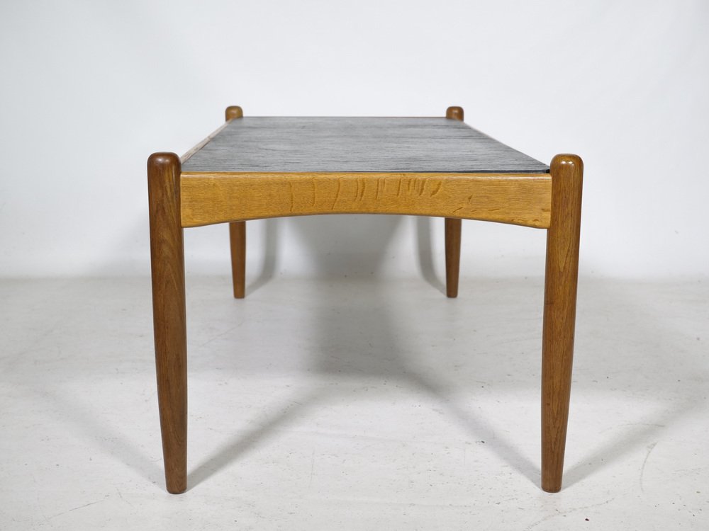 Amiral Coffee Table in Oak with Slate by Eric Merthen, 1960s