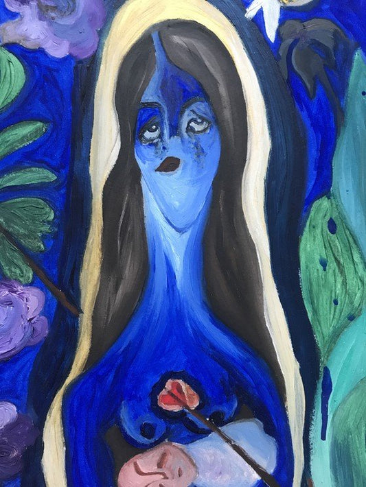 Amor De Agua, La Nature au Coeur, 2019, Oil on Paper