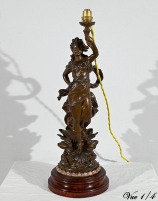 Amphitrite Lamp by Charles-Octave Lévy, Late 19th century-RVK-1764604