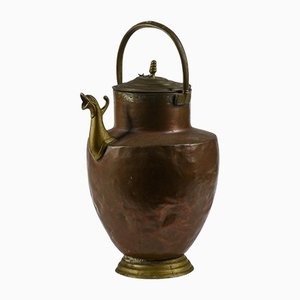 Amphora Copper Jug ​​with Brass Spout, Italy, 1800-RAQ-1126742