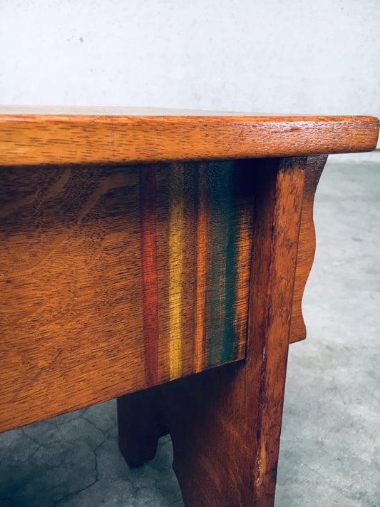 Amsterdam School Side Table, Netherlands, 1920s