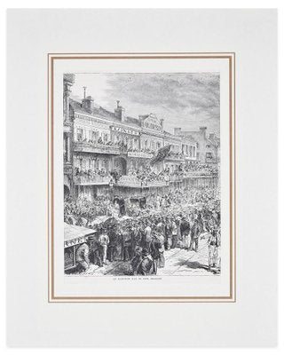 An Election Day in New Orleans - Original Lithograph by H.-T. Hildibrand - 1880 1880-ZCI-758740